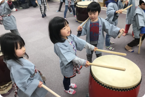 こども和太鼓 かぶと 小牧の子供
